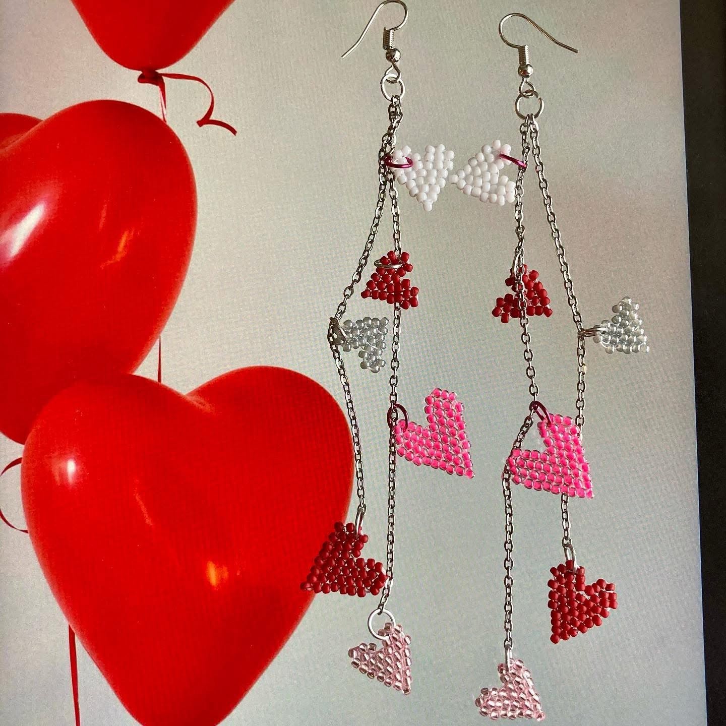 Sweetheart heart earrings
