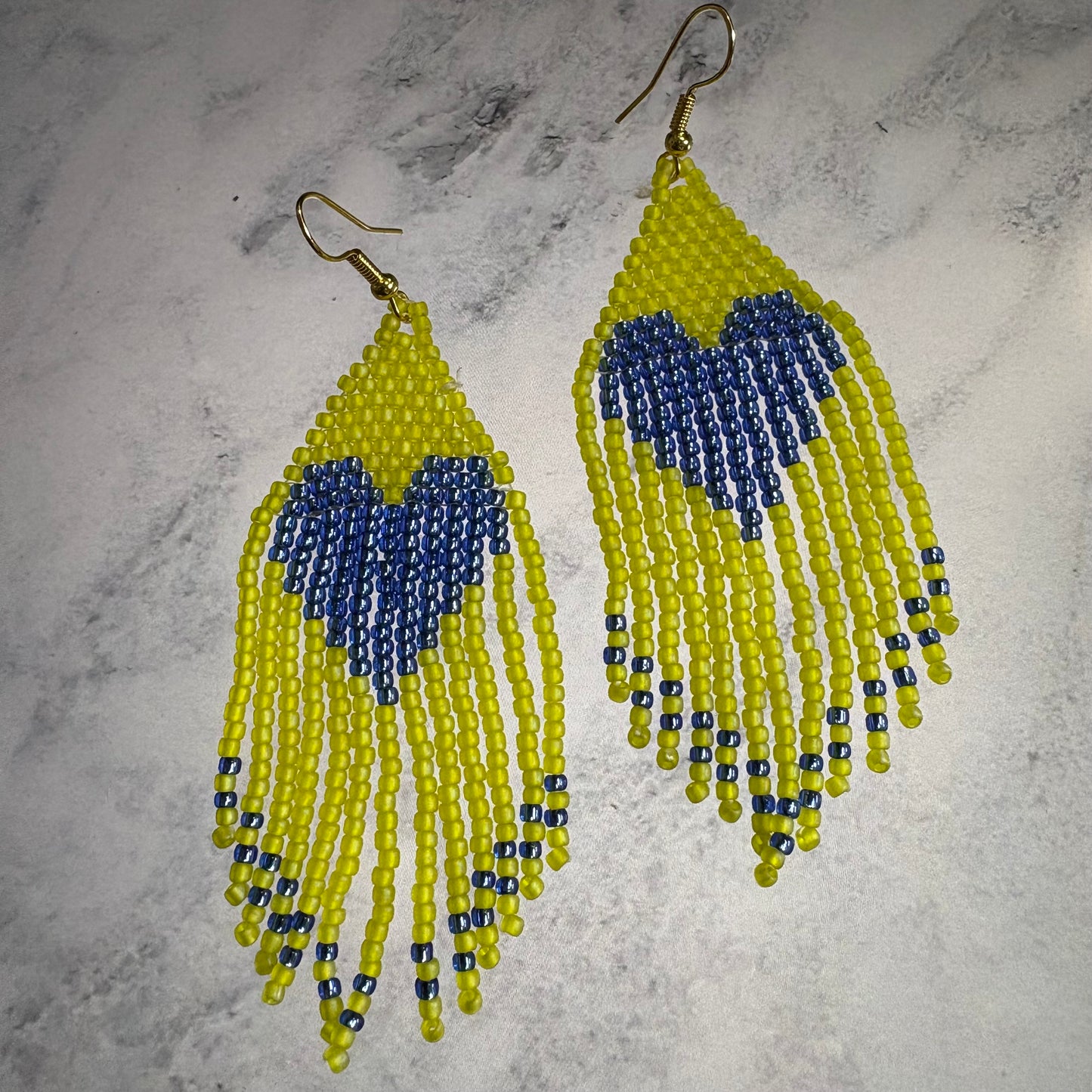 Fringe hearts (solid colours)