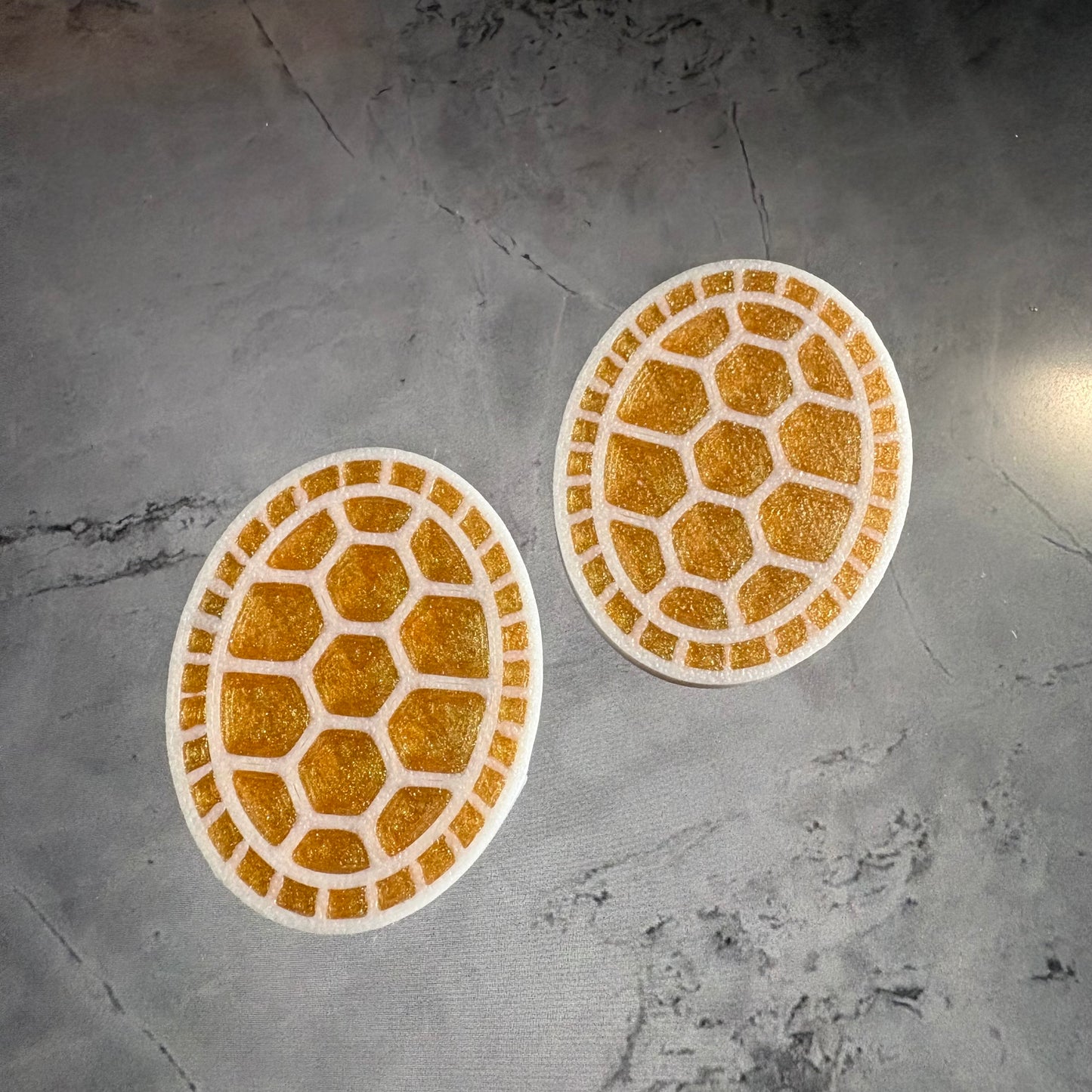 Turtle Shell Cabochon/Centers/Centres/Cabs