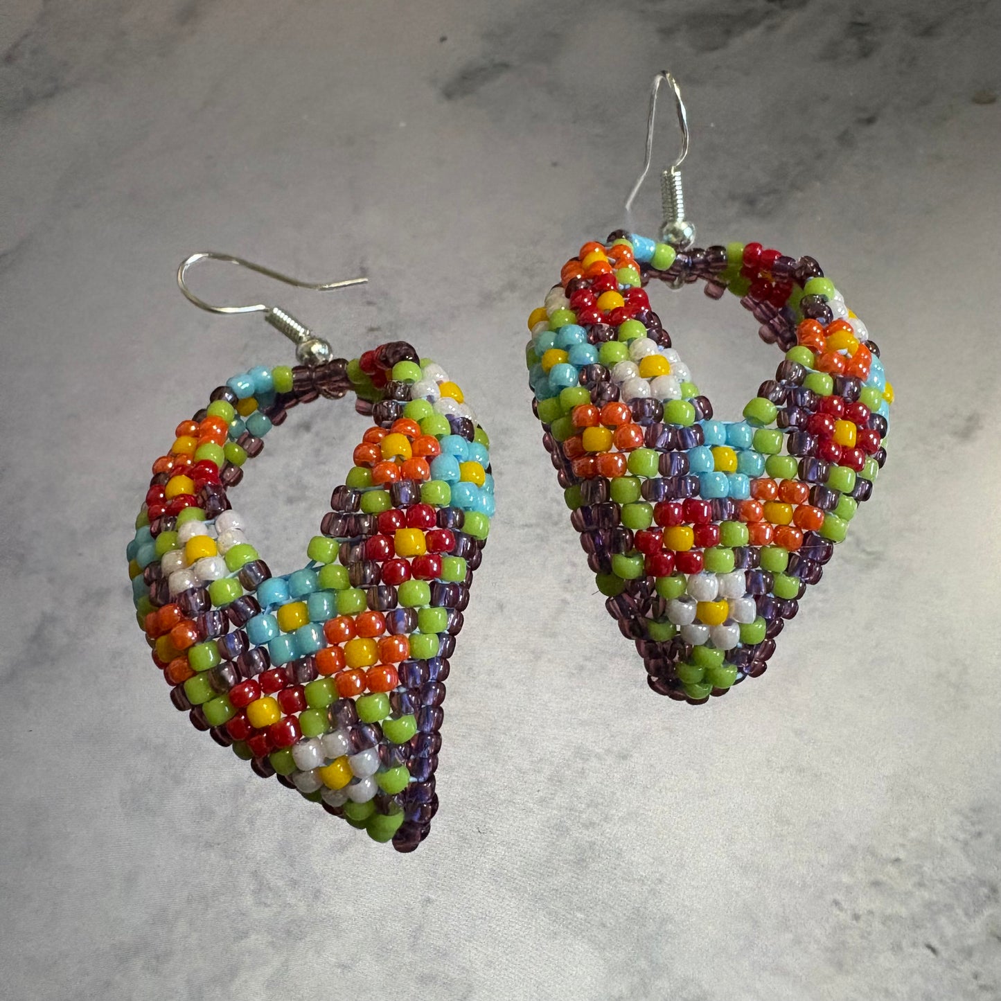 Kokum scarf earrings