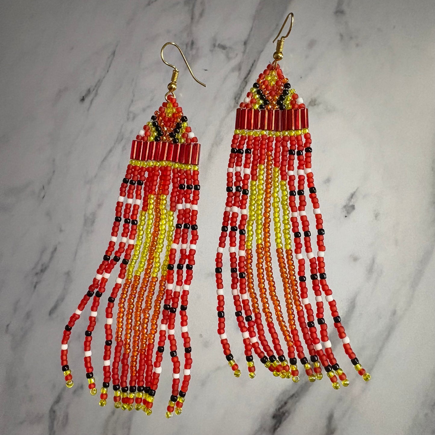 Fringe earrings