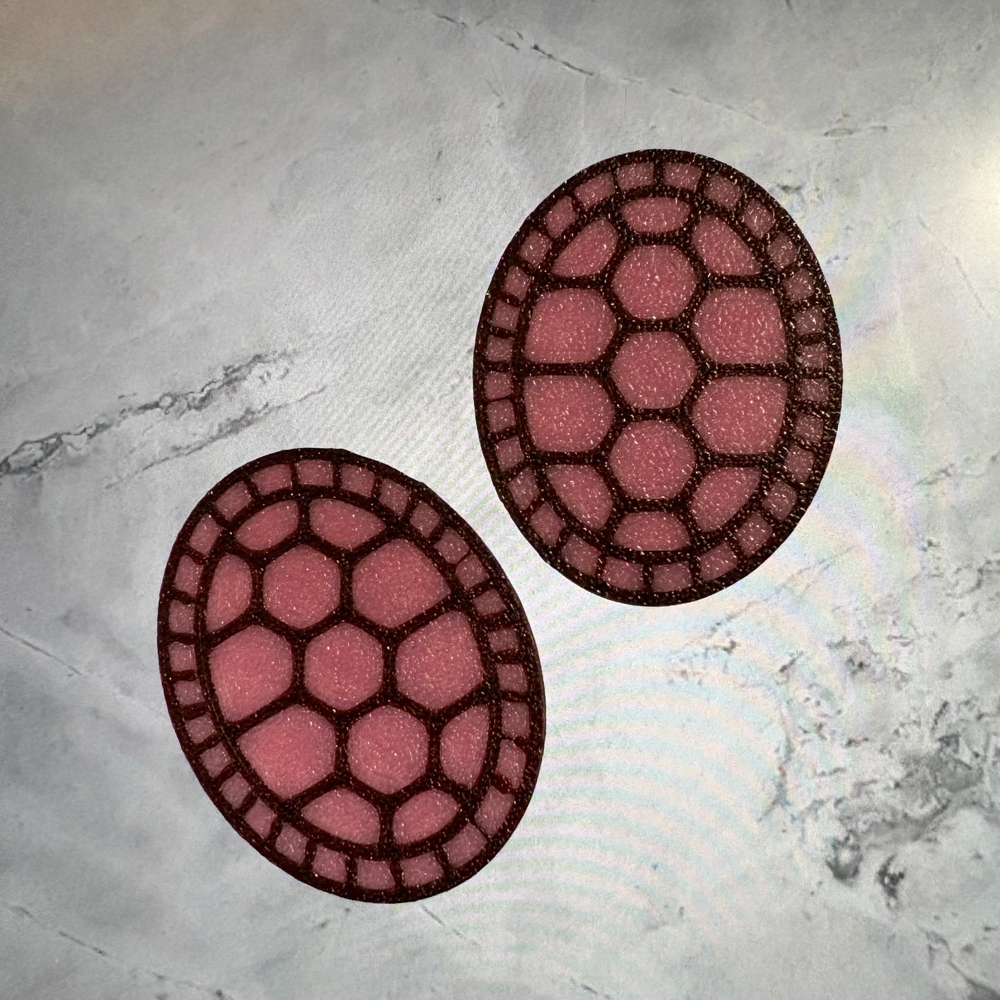 Turtle Shell Cabochon/Centers/Centres/Cabs