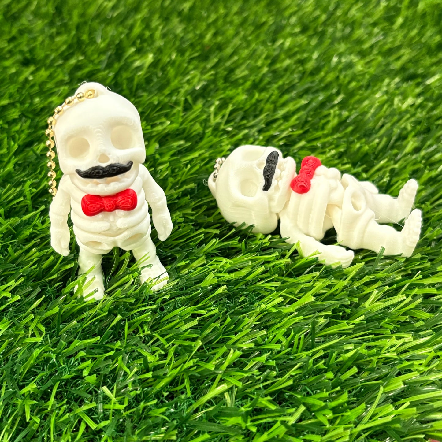 Skeleton with keychain (various designs)