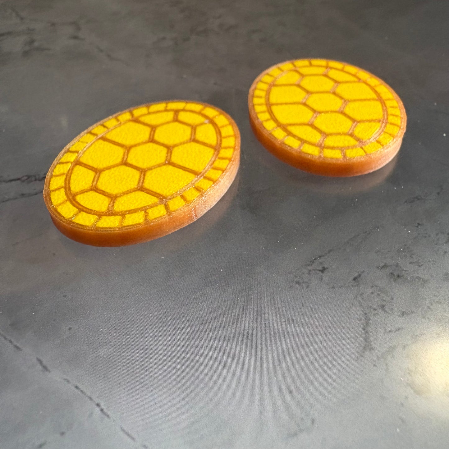 Turtle Shell Cabochon/Centers/Centres/Cabs