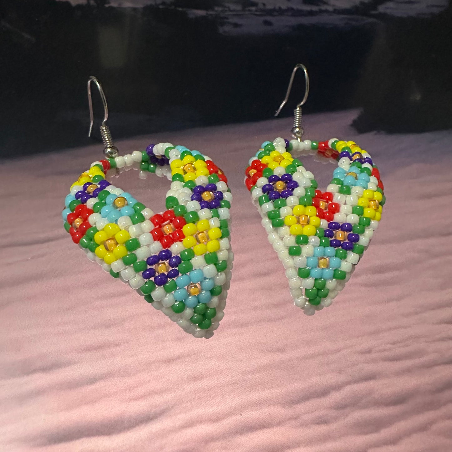Kokum scarf earrings