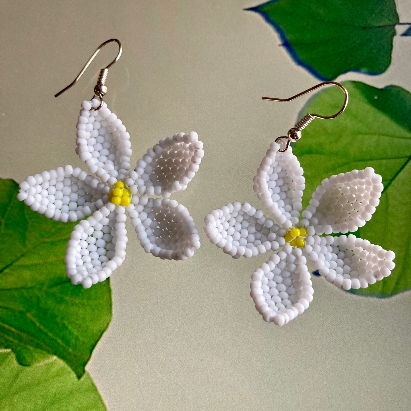 Beaded 3D flowers