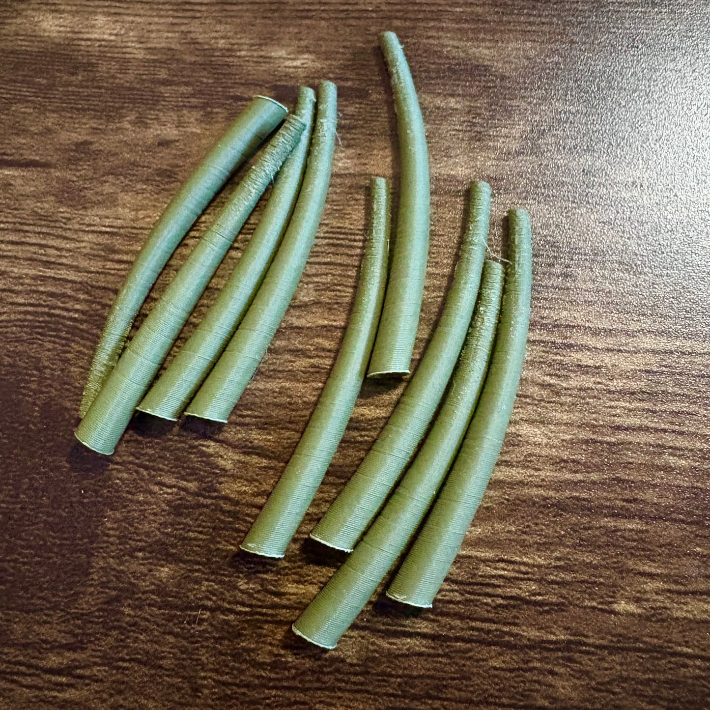 Dentalium inspired 3D printed pieces