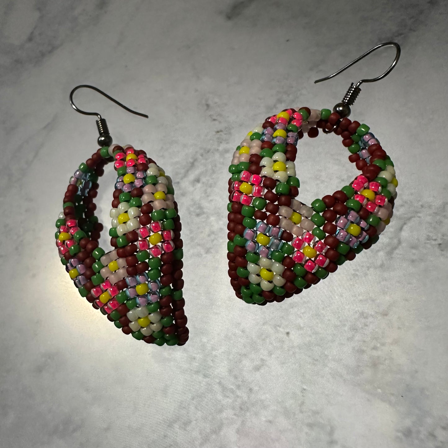Kokum scarf earrings