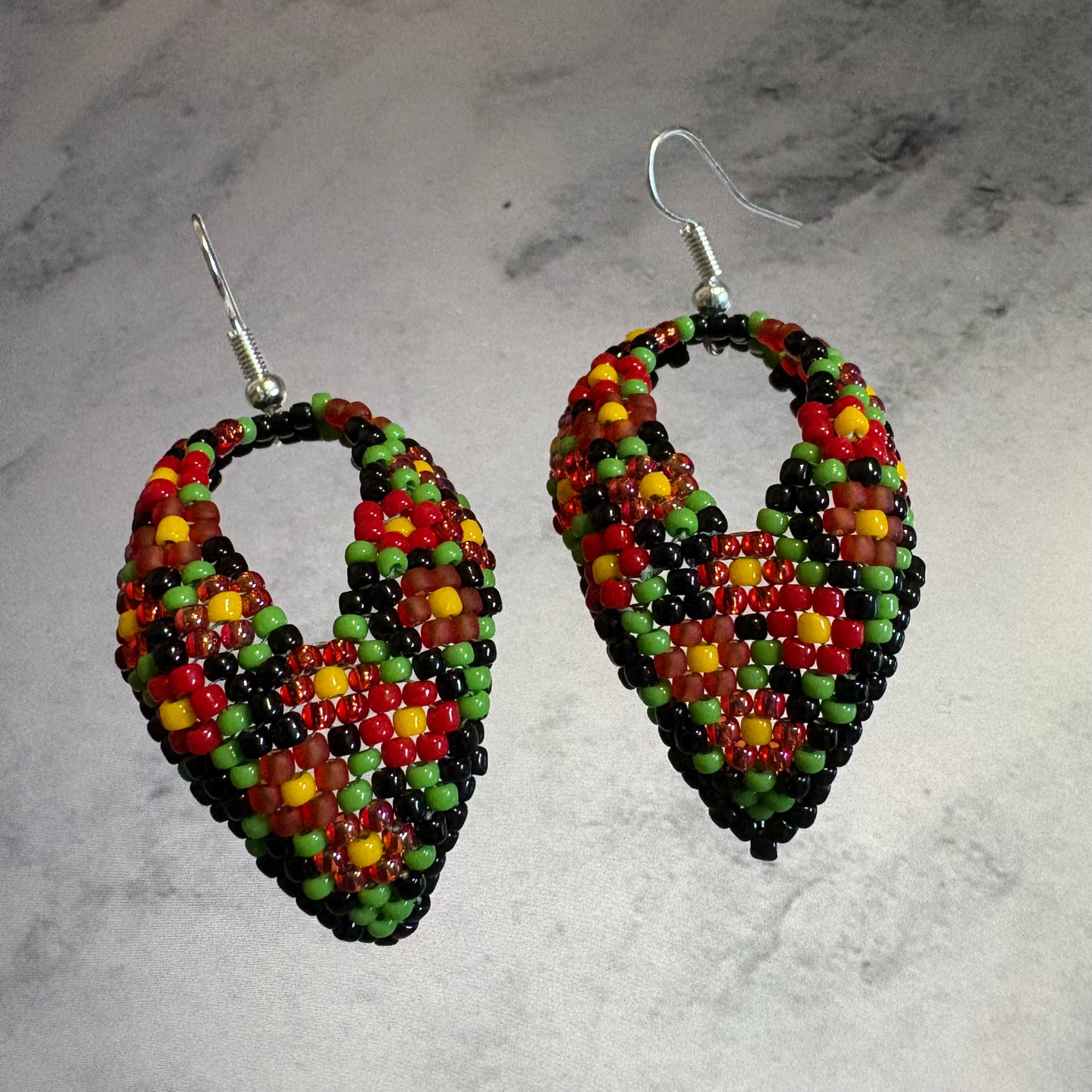Kokum scarf earrings