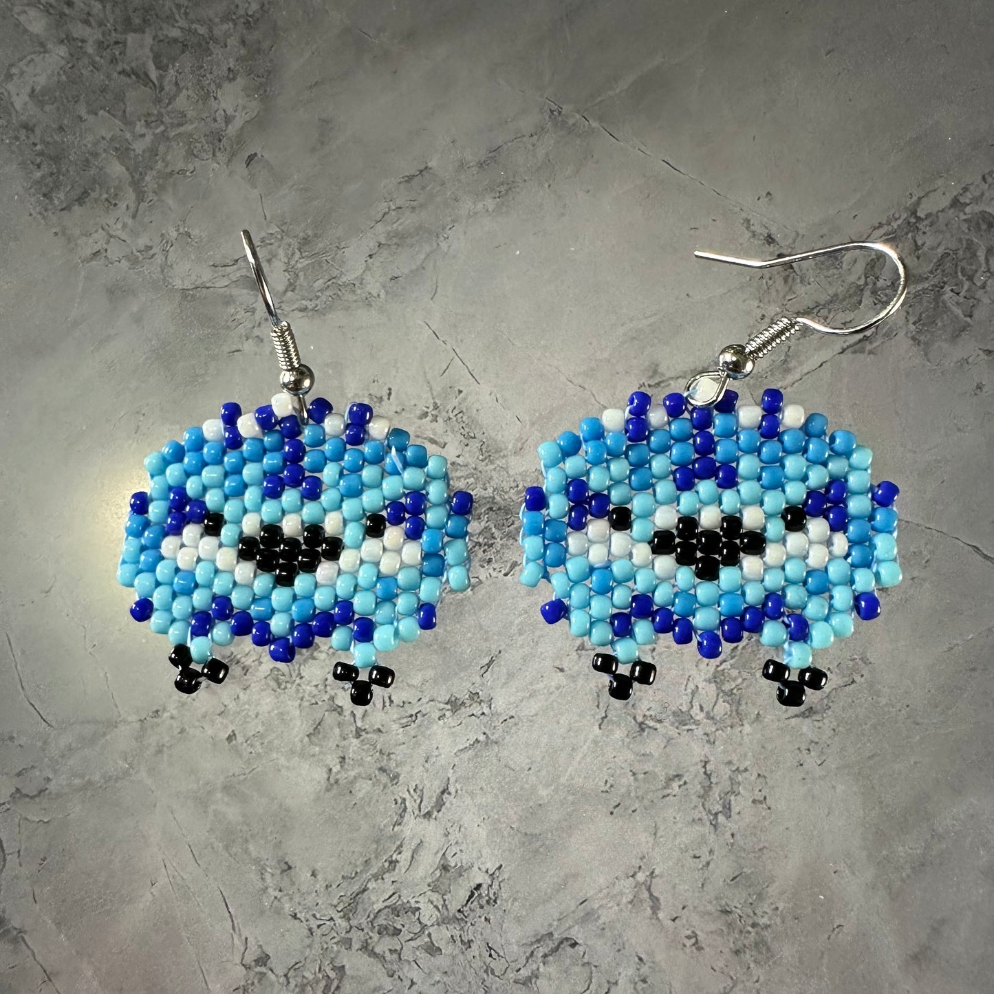 Beaded Chibi Bird Earrings