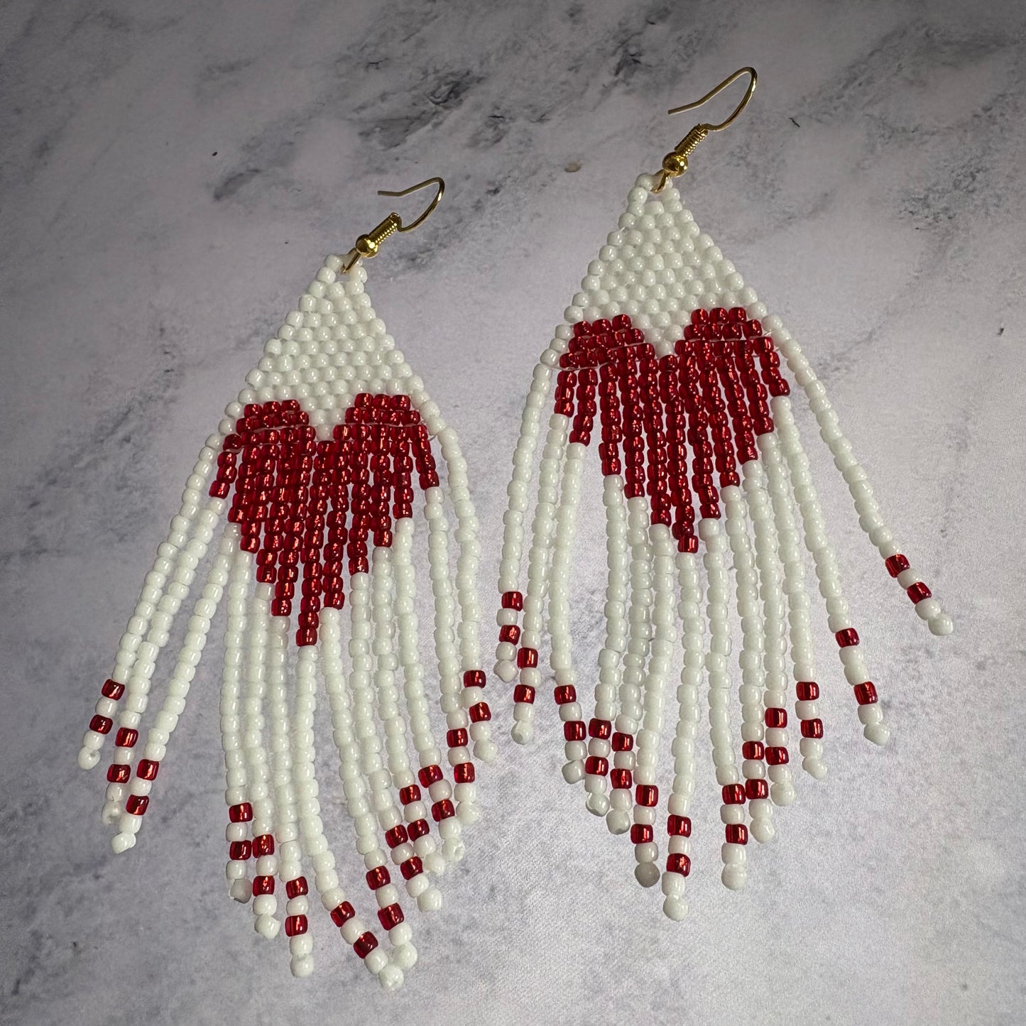 Fringe hearts (solid colours)