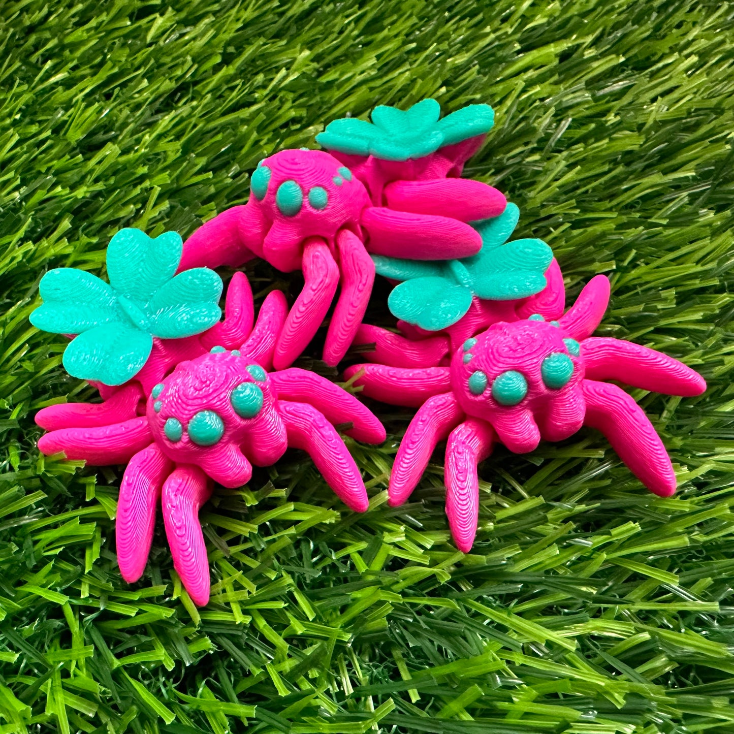 Cute spider keychains