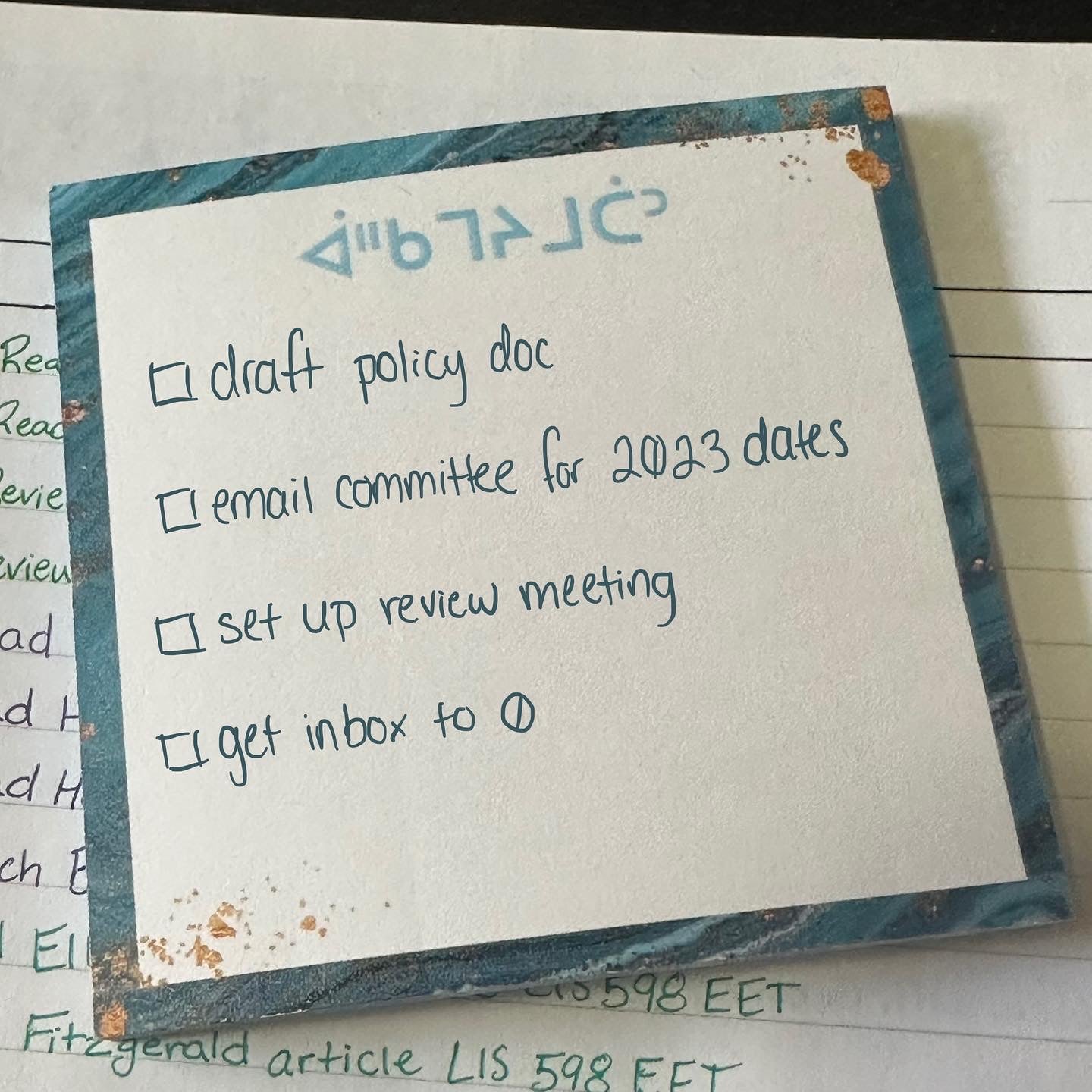 Âhkamêyimotân post it notes