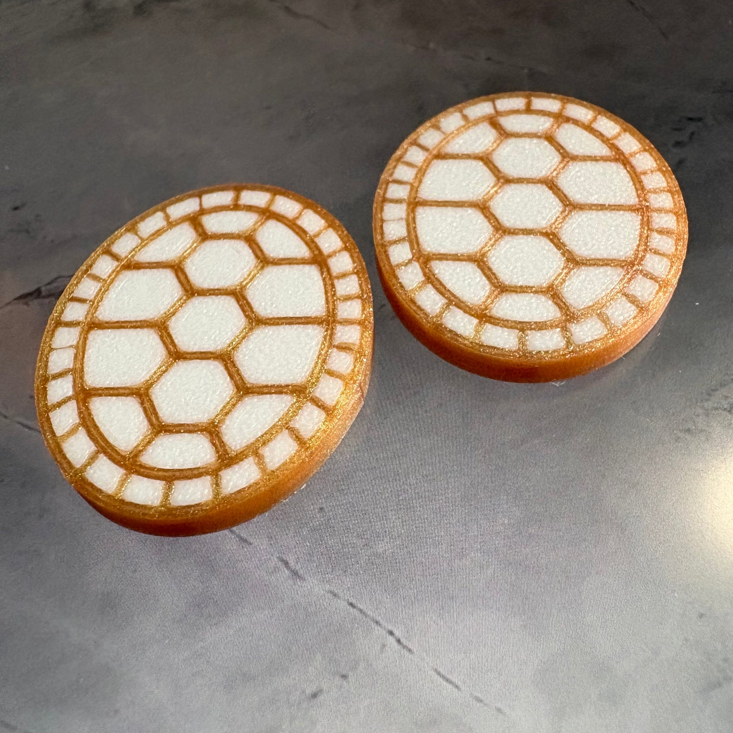 Turtle Shell Cabochon/Centers/Centres/Cabs