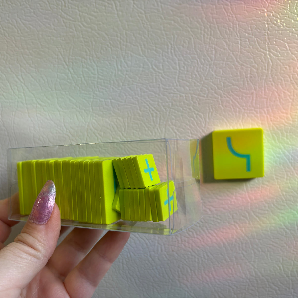 Cree syllabic double sided fridge magnets