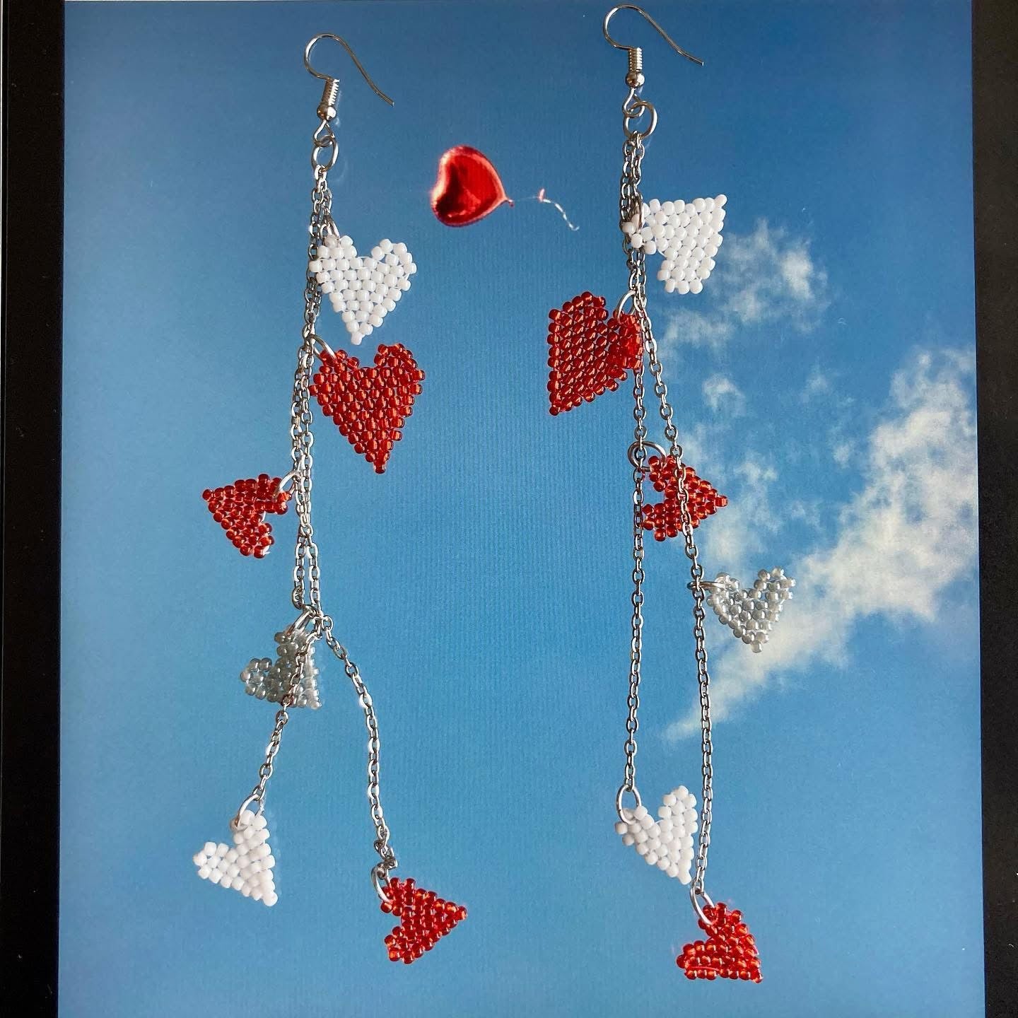 Sweetheart heart earrings