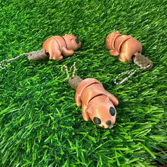 Beaver keychain