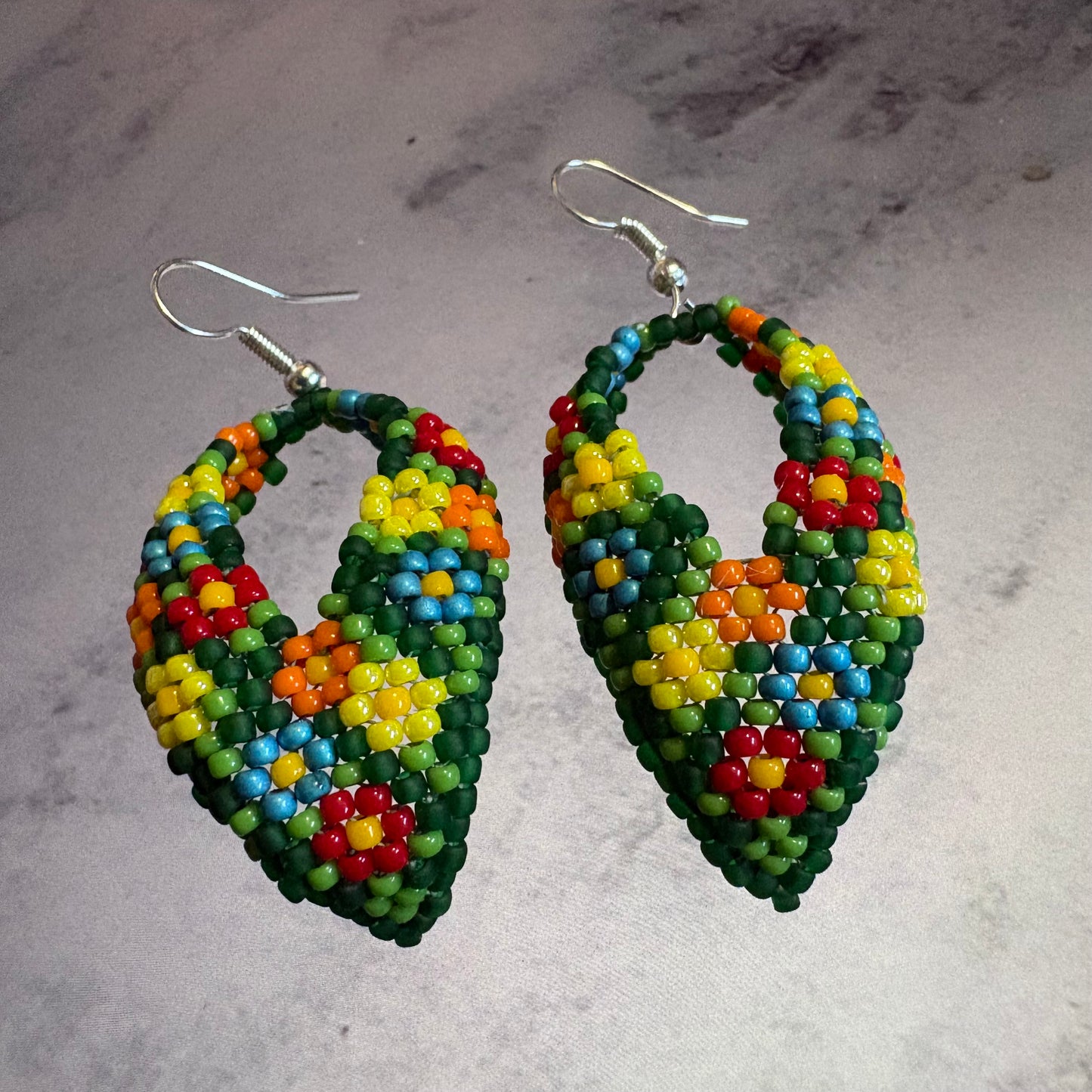 Kokum scarf earrings