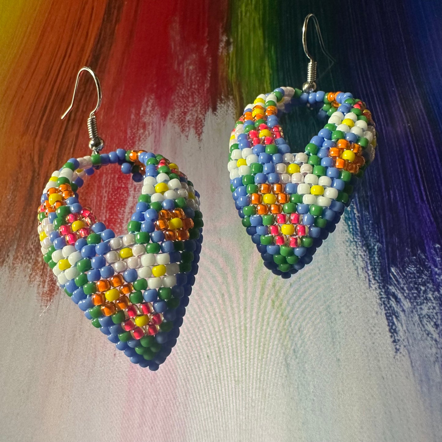 Kokum scarf earrings