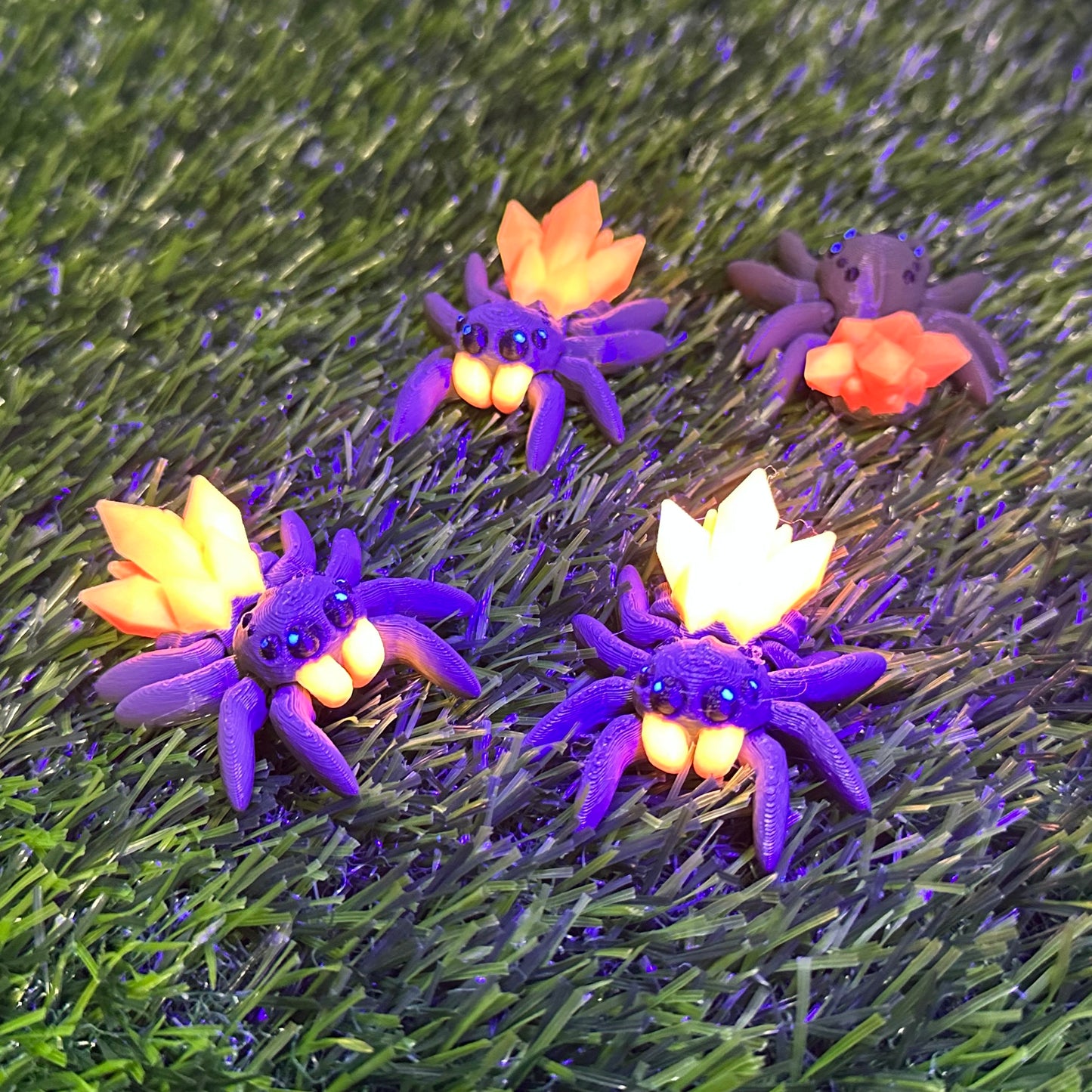 Cute spider keychains