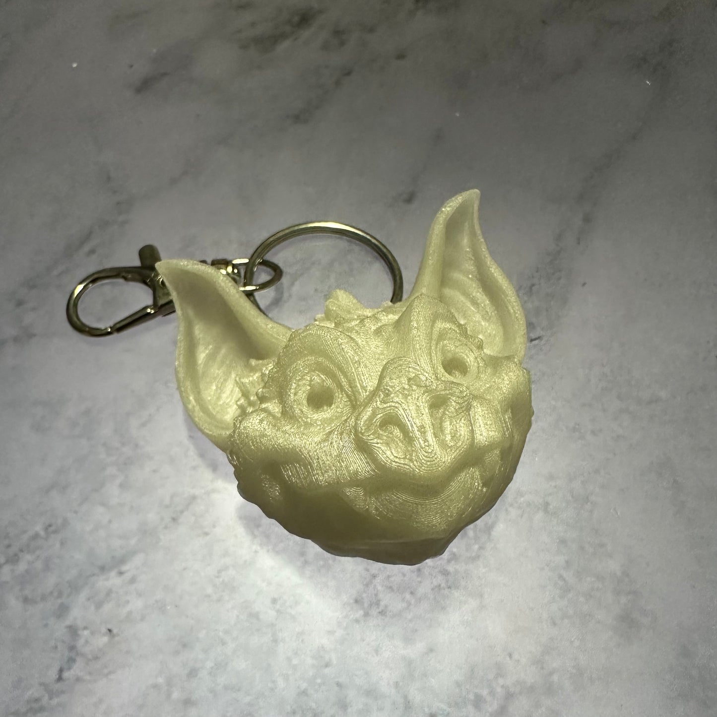 Bat head keychain