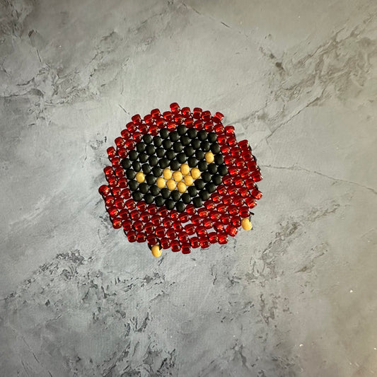 Beaded Baby Bird Pin/Magnet