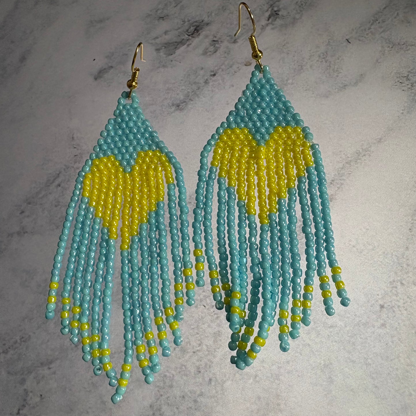 Fringe hearts (solid colours)