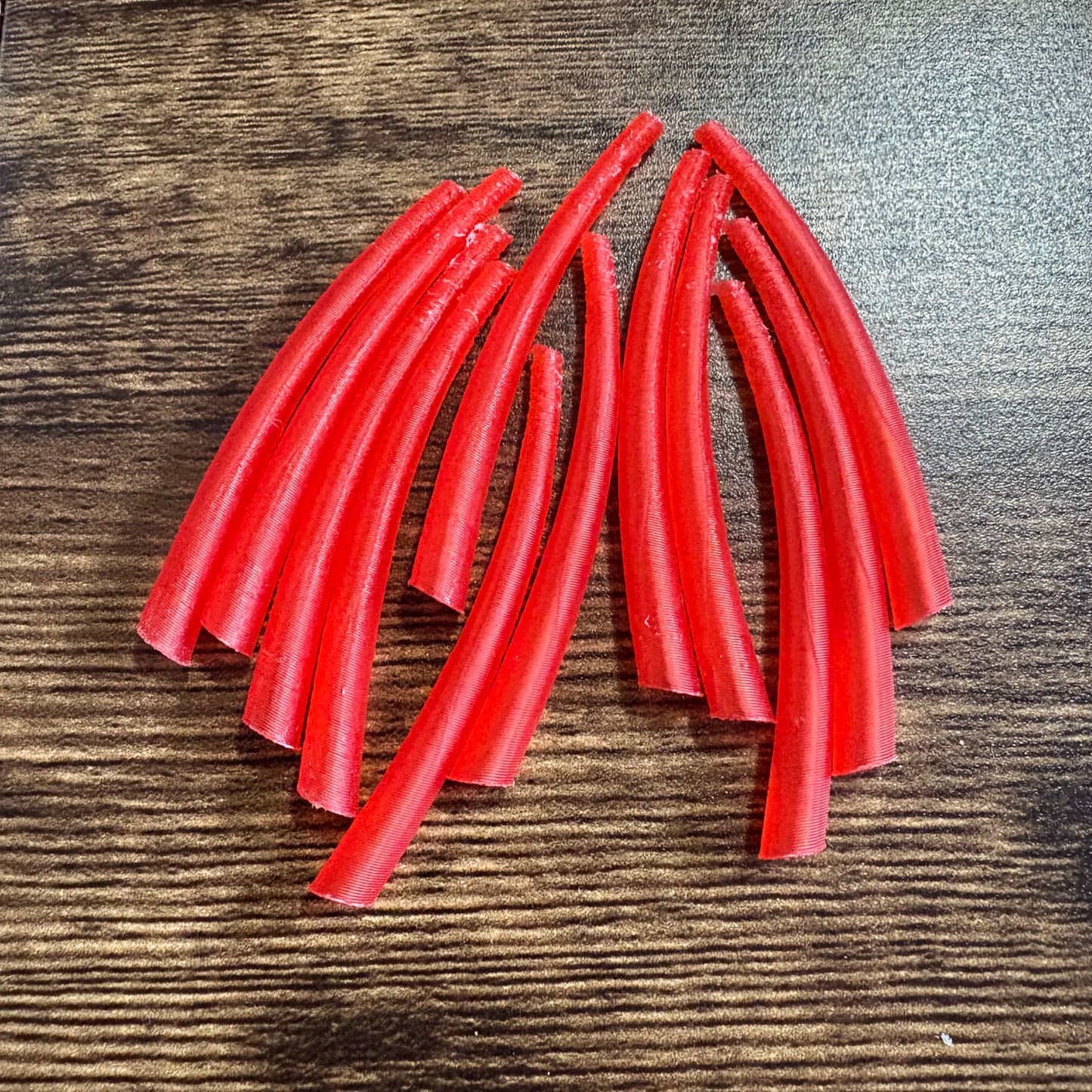 Dentalium inspired 3D printed pieces