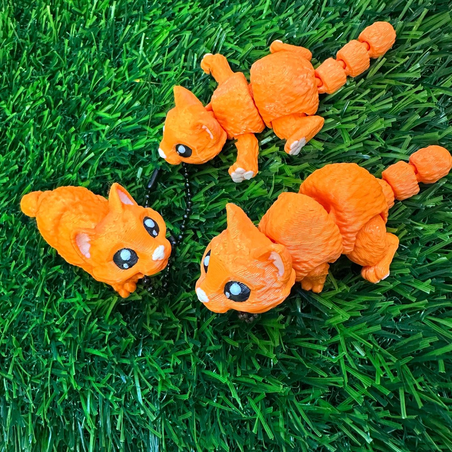 Detailed Cat Keychain