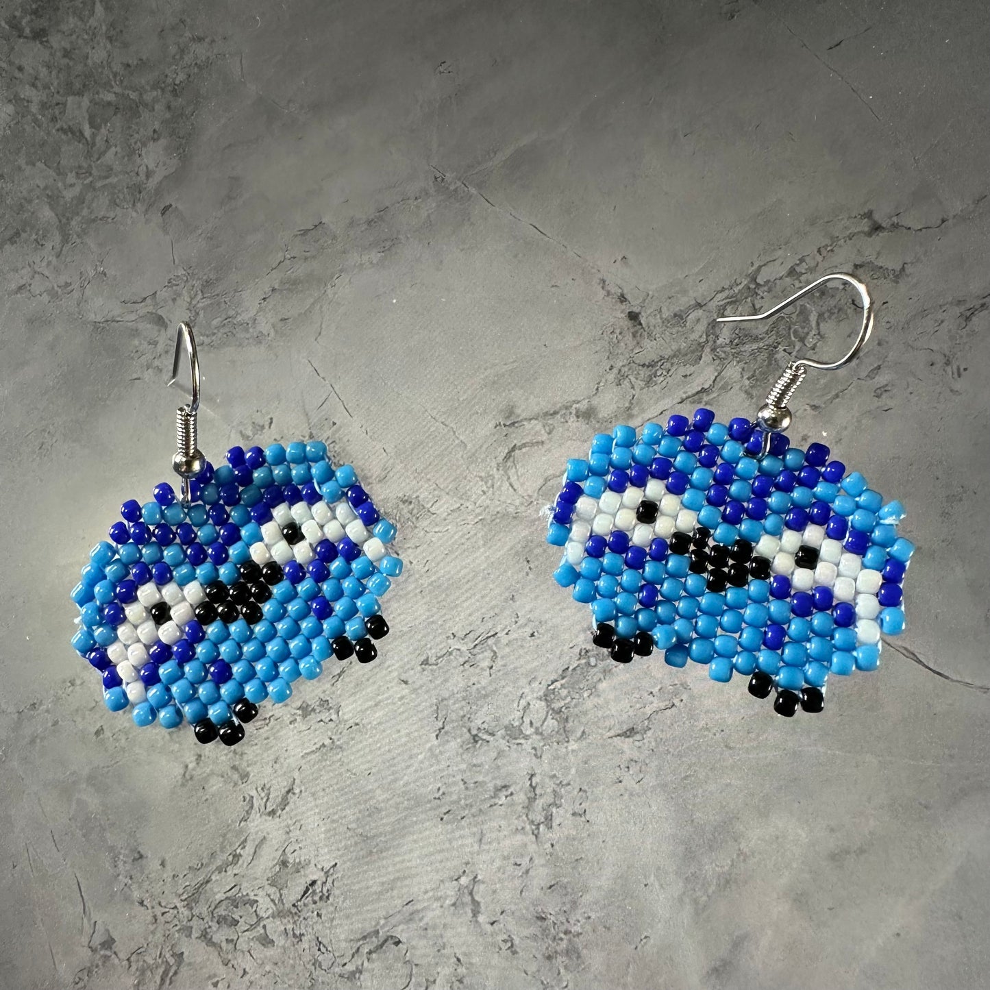 Beaded Chibi Bird Earrings