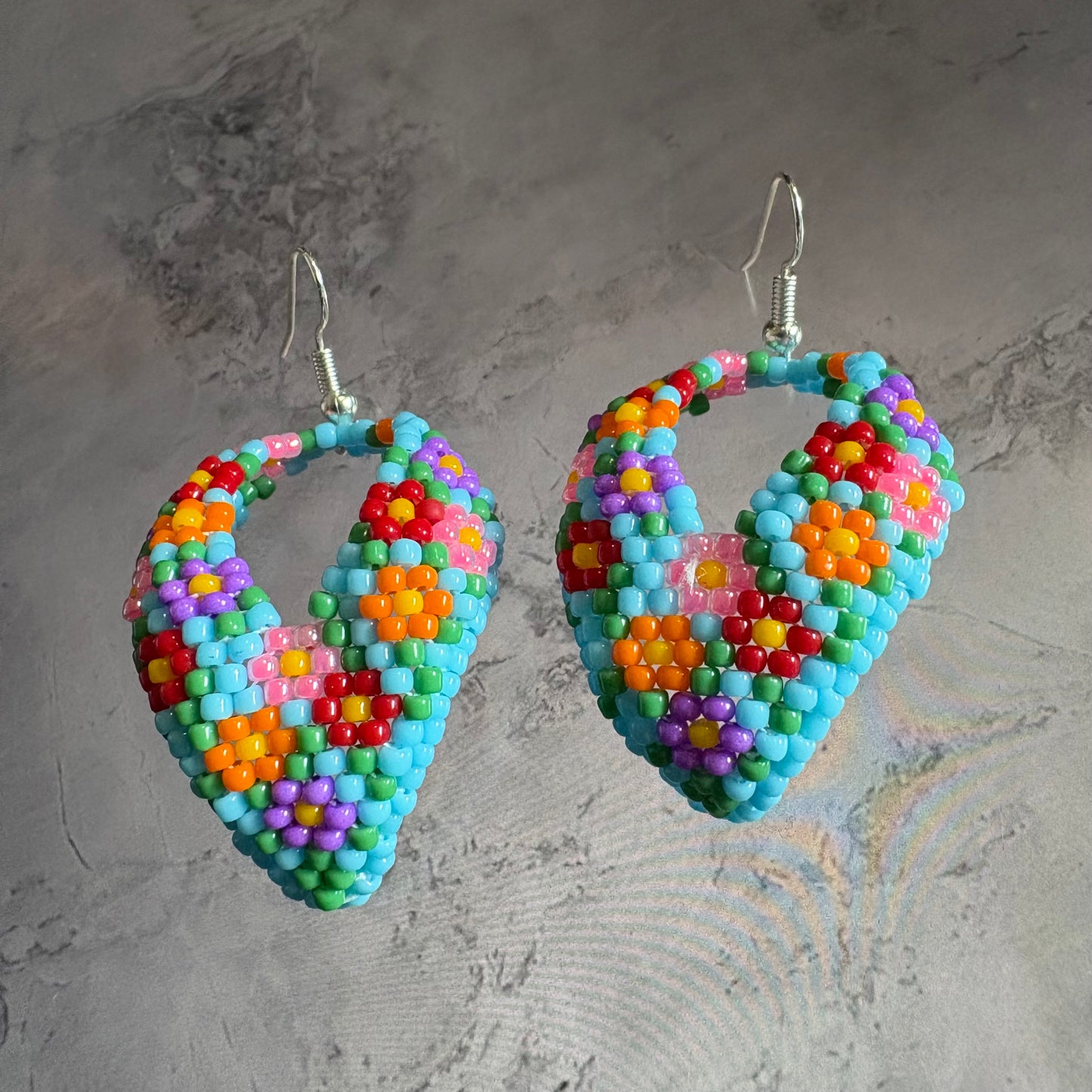 Kokum scarf earrings