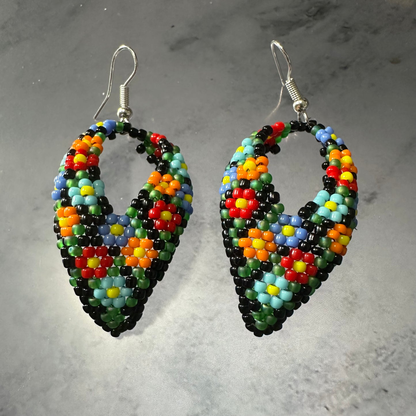 Kokum scarf earrings
