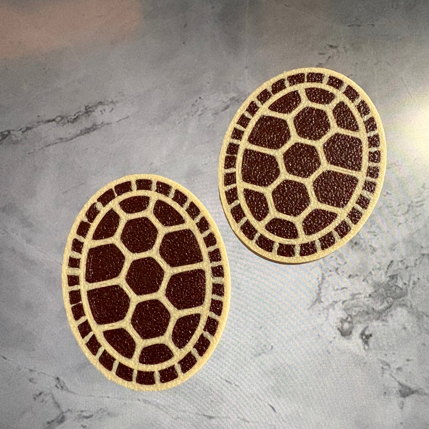 Turtle Shell Cabochon/Centers/Centres/Cabs