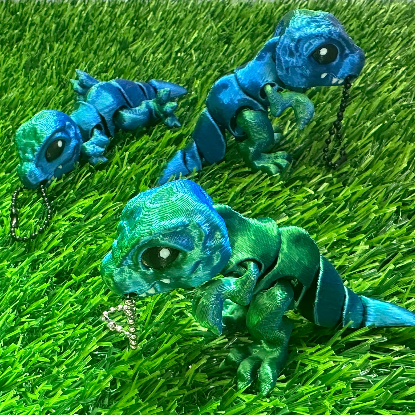 Articulated T Rex Keychain