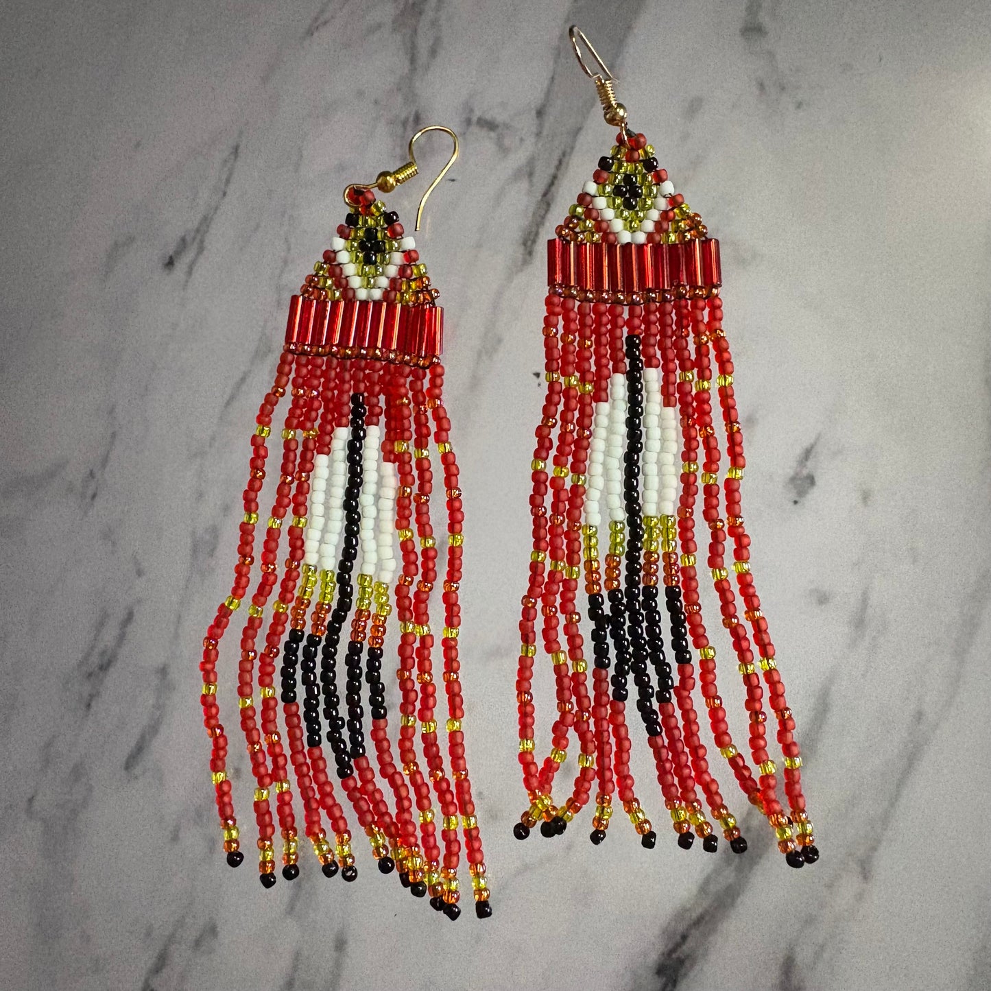 Fringe earrings