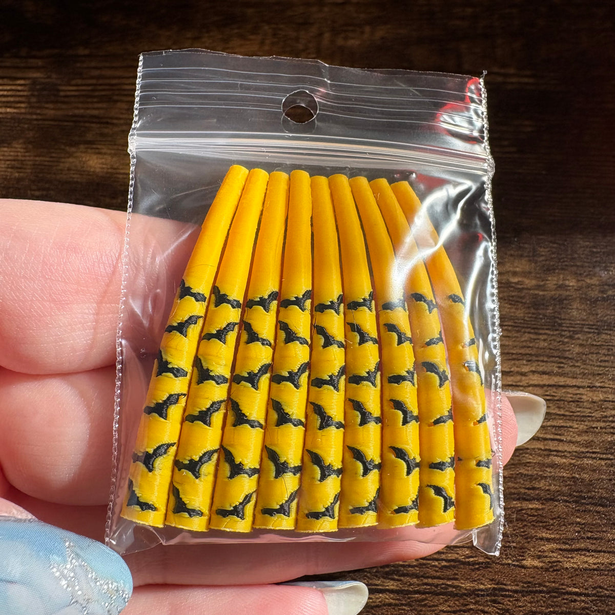 Premium patterned Dentalium inspired 3D printed pieces