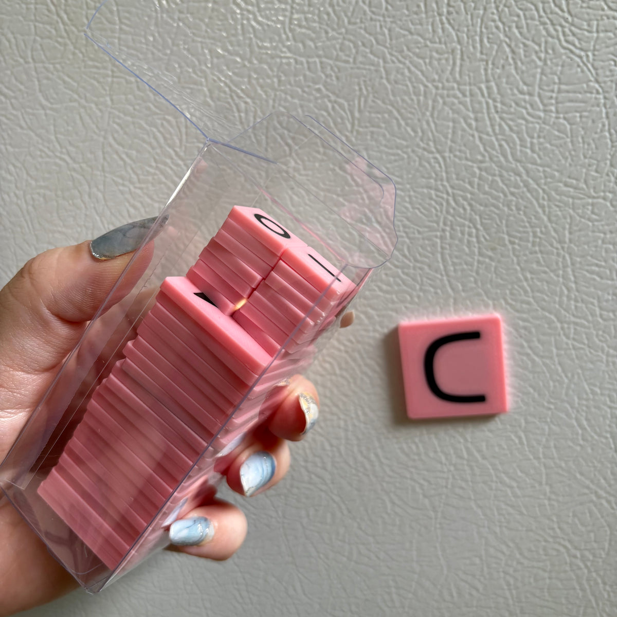 Cree syllabic double sided fridge magnets