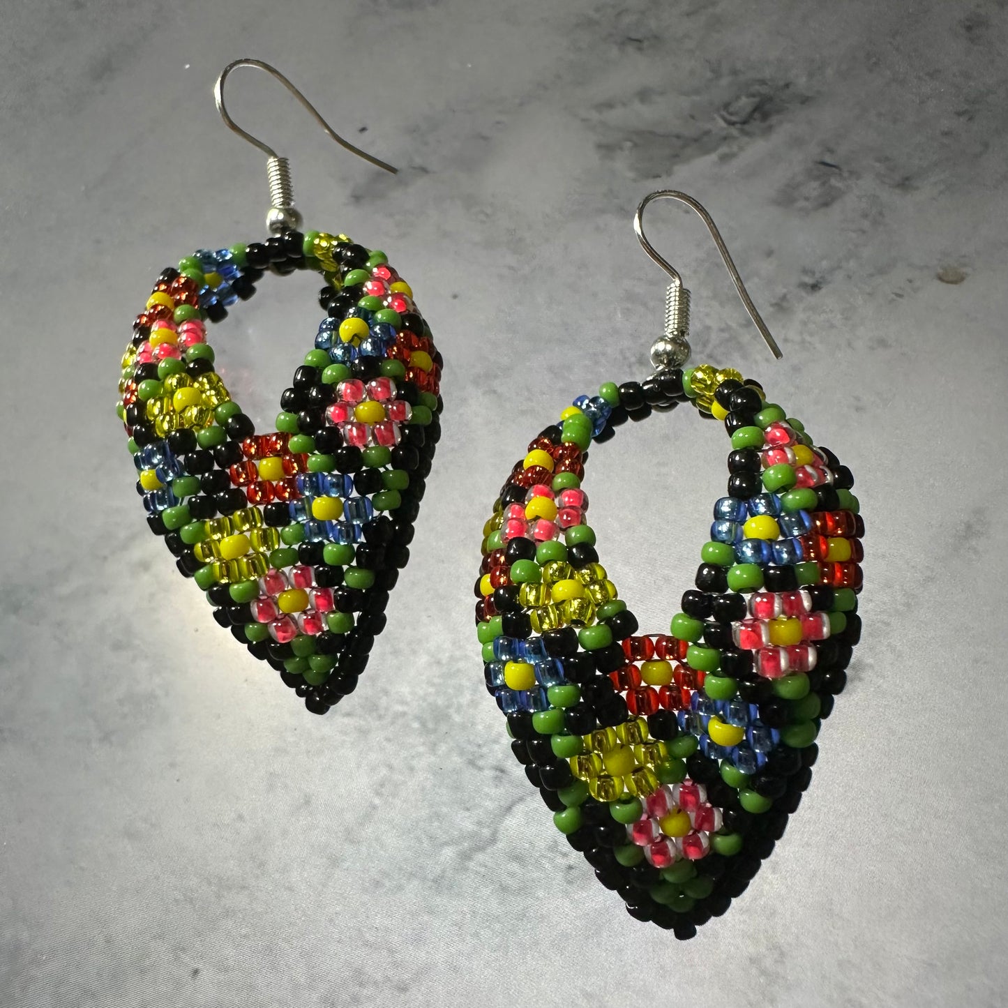 Kokum scarf earrings