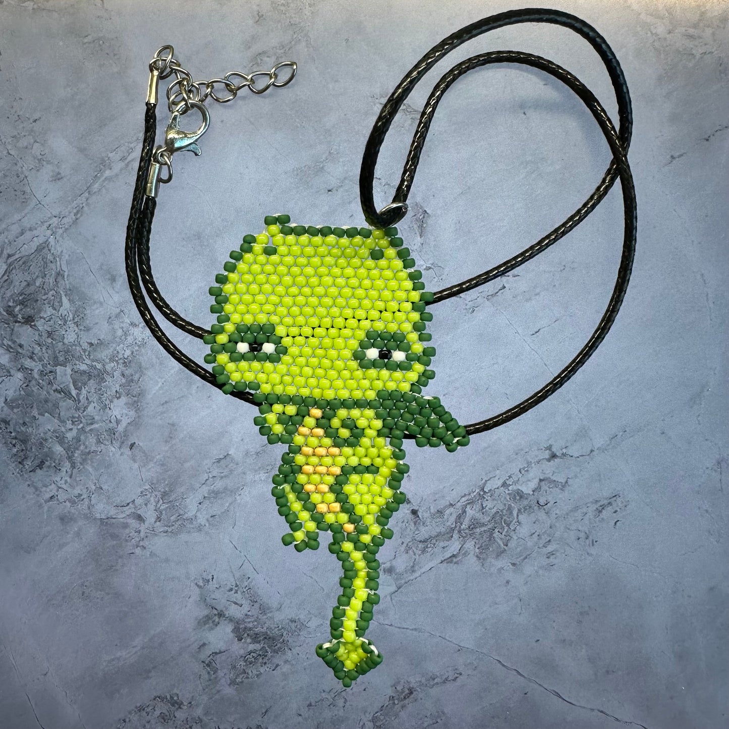 Beaded dragon pin/magnet/necklace