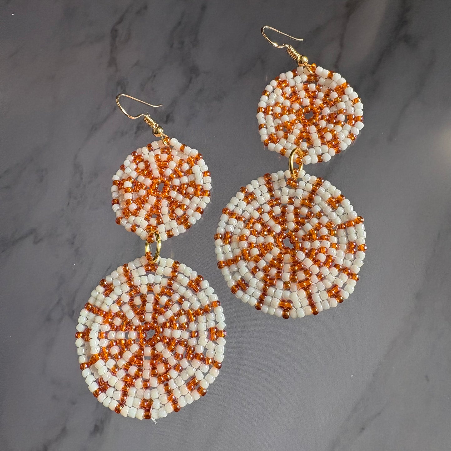 Tri and duo circle earrings