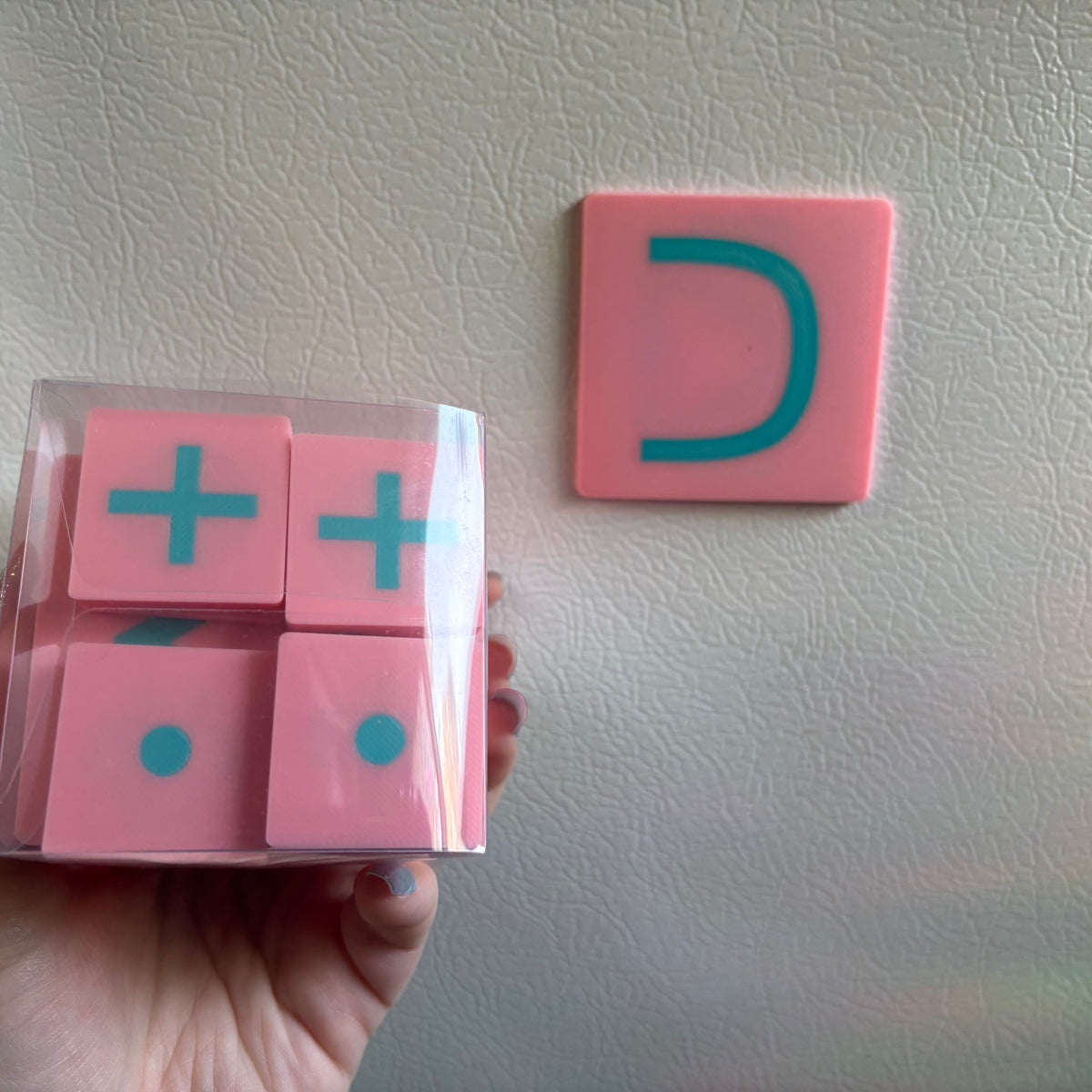 Cree syllabic double sided fridge magnets