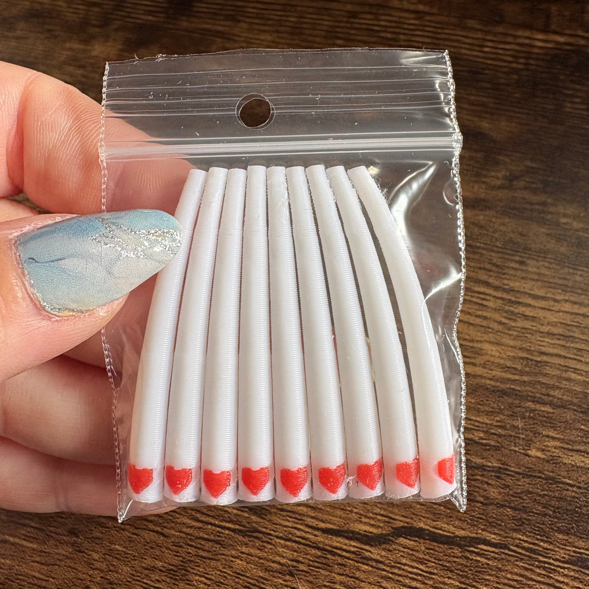 Premium patterned Dentalium inspired 3D printed pieces
