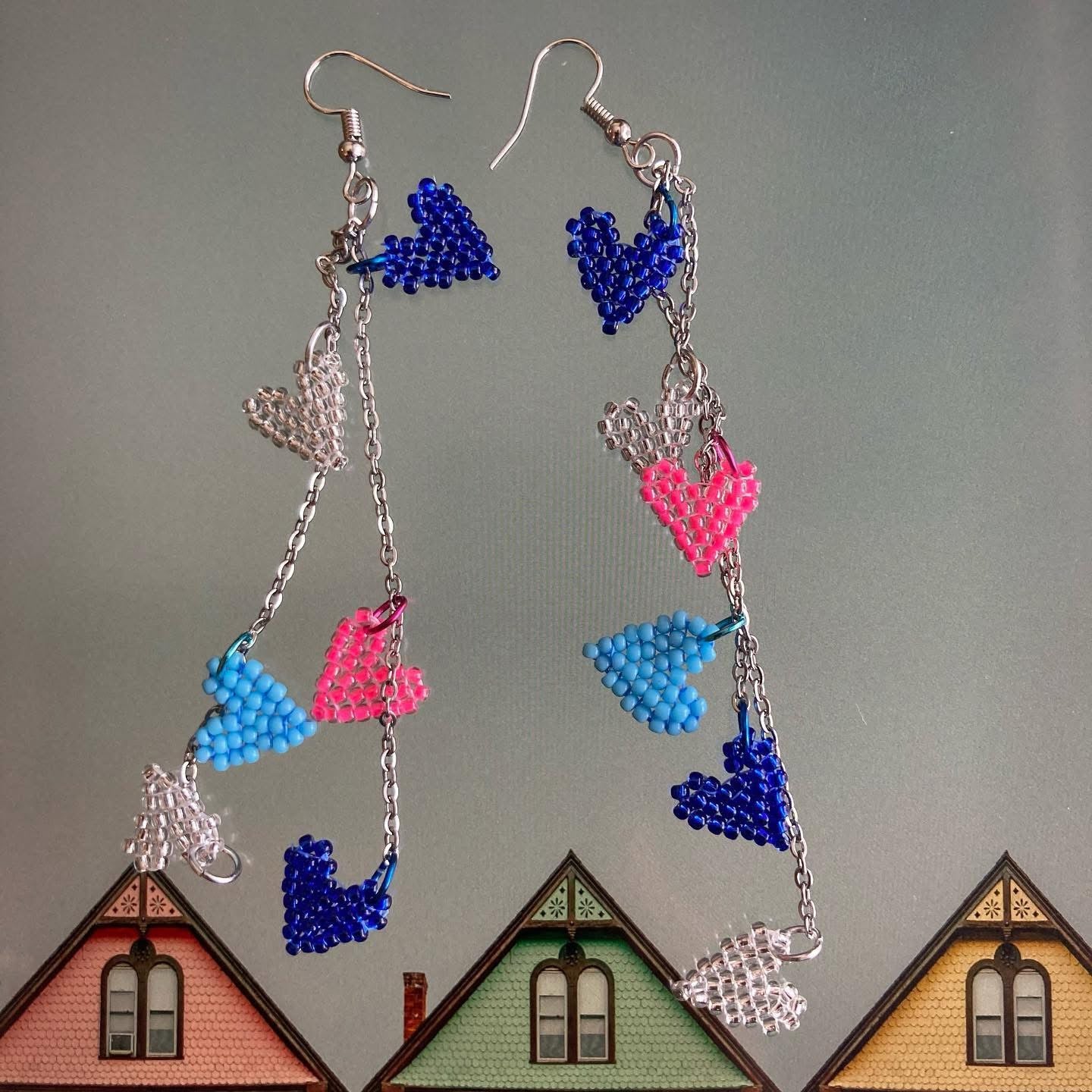 Sweetheart heart earrings