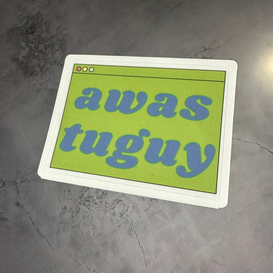 Awas tuguy sticker