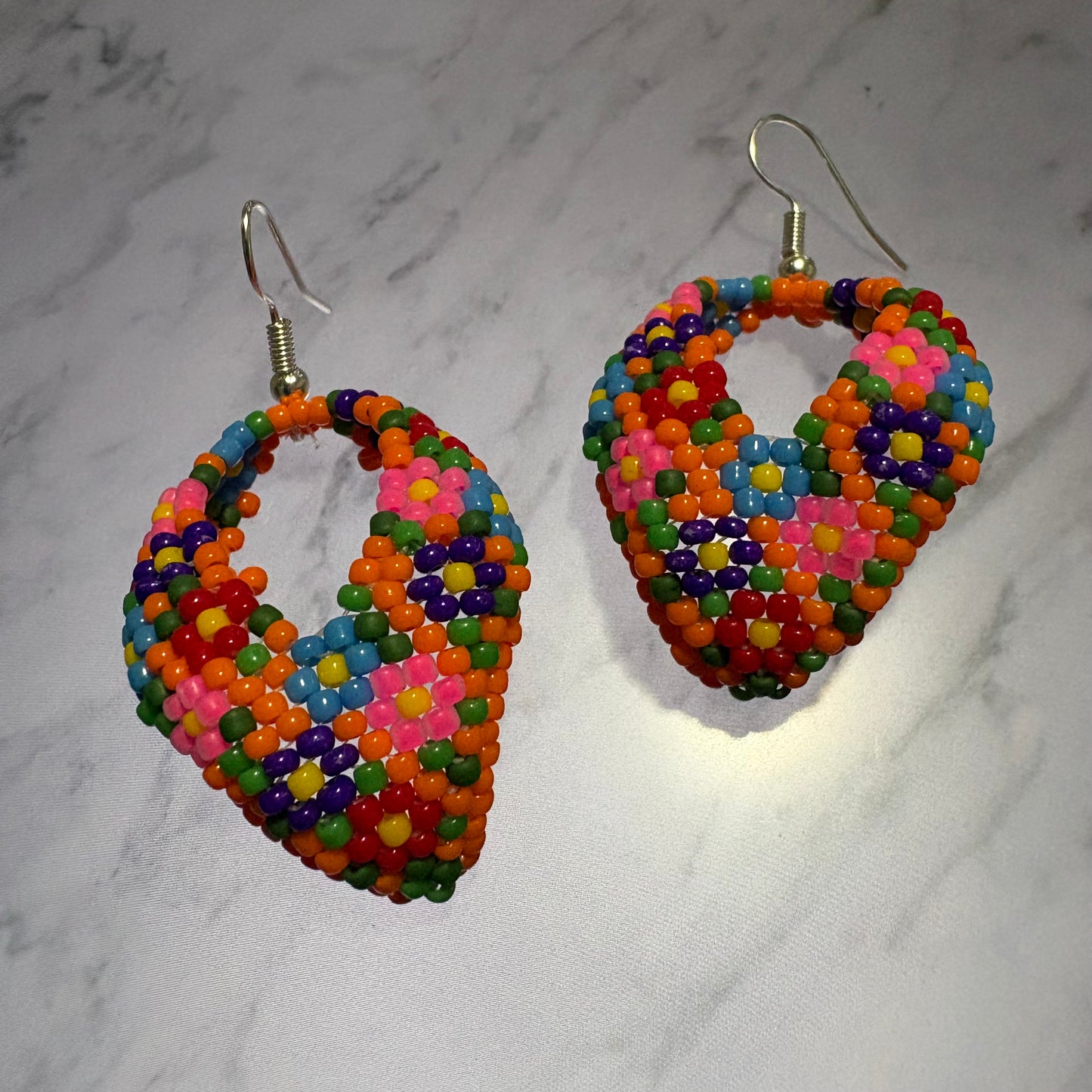 Kokum scarf earrings
