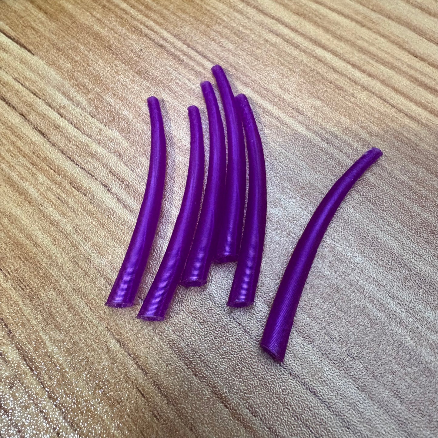 Dentalium inspired 3D printed pieces