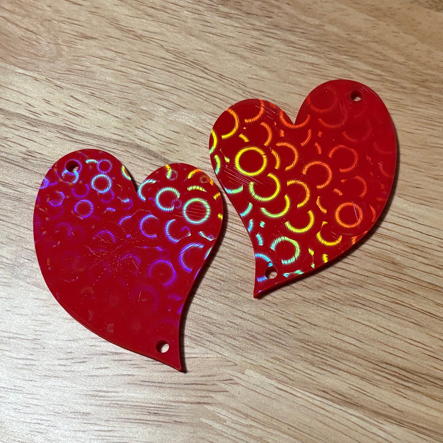 Heart dangle charms/cabochons/cabs/connectors