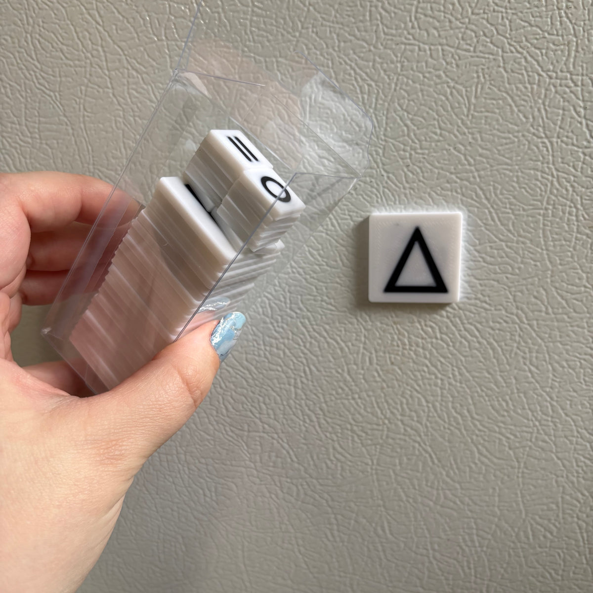 Cree syllabic double sided fridge magnets