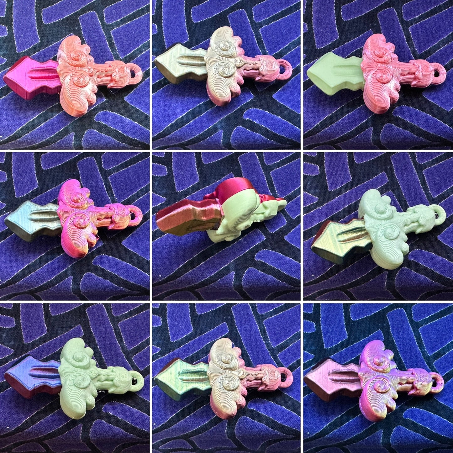 Random Chibi Sword Keychain