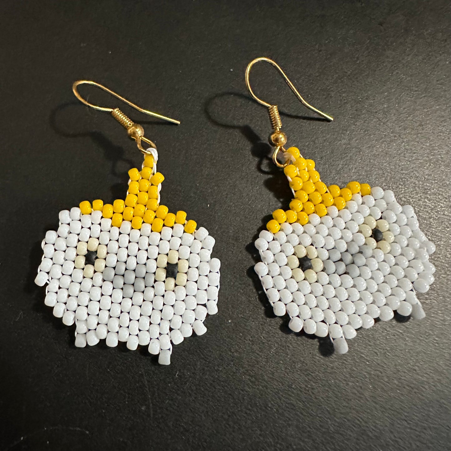 Beaded Chibi Bird Earrings